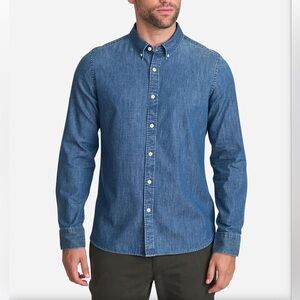 ONS Fulton Cotton Hemp Denim Shirt men size XS NWOT